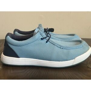 SKONI Women's Spikeless Slip-on Lightweight Golf Shoes for Women Size 8.5 Blue